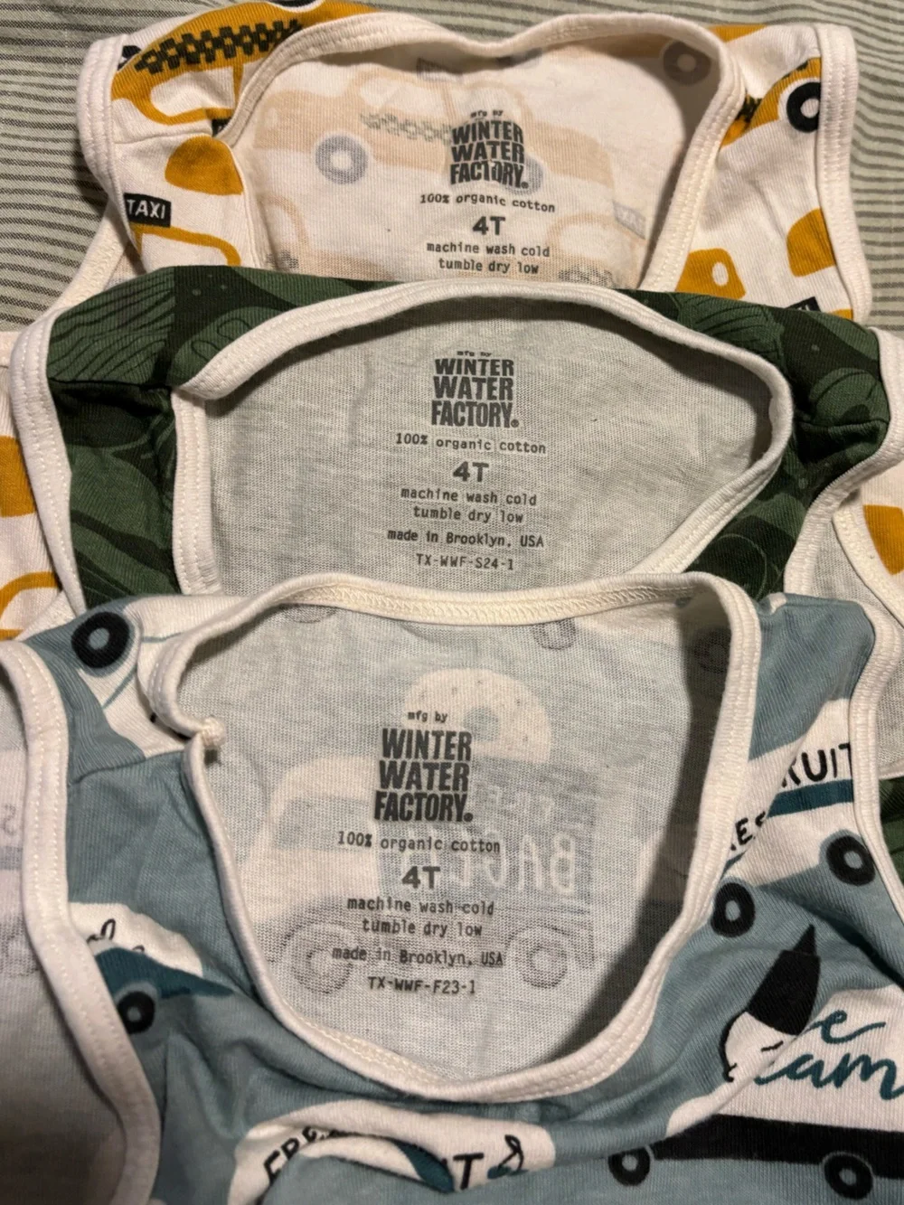 Winter Water Factory Lot of 3 Tank Tops